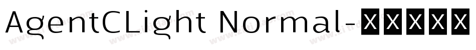 AgentCLight Normal字体转换